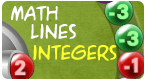 math lines - integers arcade game