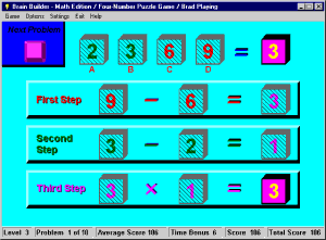 Brain Builder - Math Edition - Over 500 million math puzzles in a fun game.