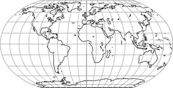 Blank Map of The World