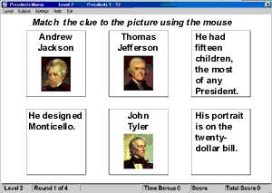 Presidents-Mania - Have fun learning US history. 8 skill levels.