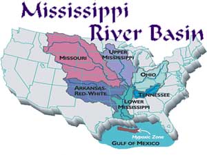 United States Map Mississippi River Usa Map With Cities And