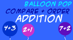 addition game - balloon pop 
