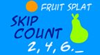 skip counting fruit splat early math game