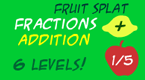fractions addition fruit splat new