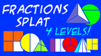 fractions splat math game