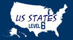 Advanced 50 states - usa map game Level 6