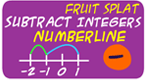Integers Subtraction - Fruit Splat