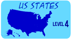50 states - usa map game Level 1