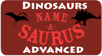 dinosaurs - naming dinosaurs - advanced level