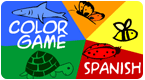 easy spanish - color game