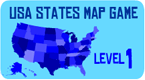 50 states - usa map game Level 1