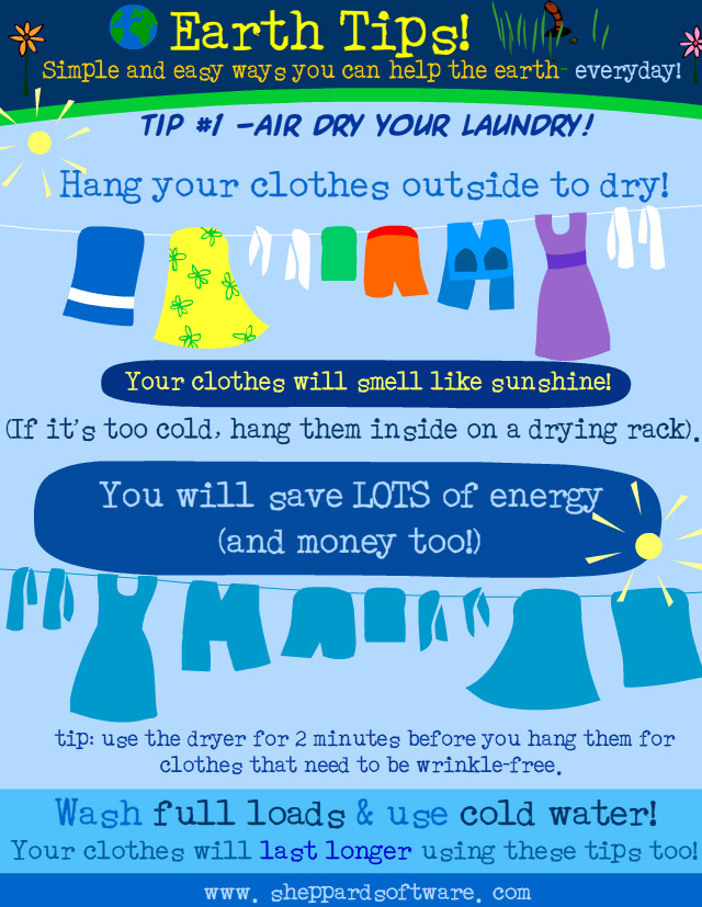 air dry your laundry