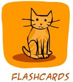 orange flashcards