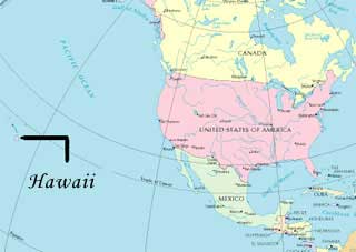 Usa Map Hawaii Located