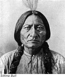 Sitting Bull portrait. Photograph by D. F. Barry, 1885. This image (or other media file) is in the public domain because its copyright has expired. This applies to the United States, Canada, the European Union and those countries with a copyright term of life of the author plus 70 years.